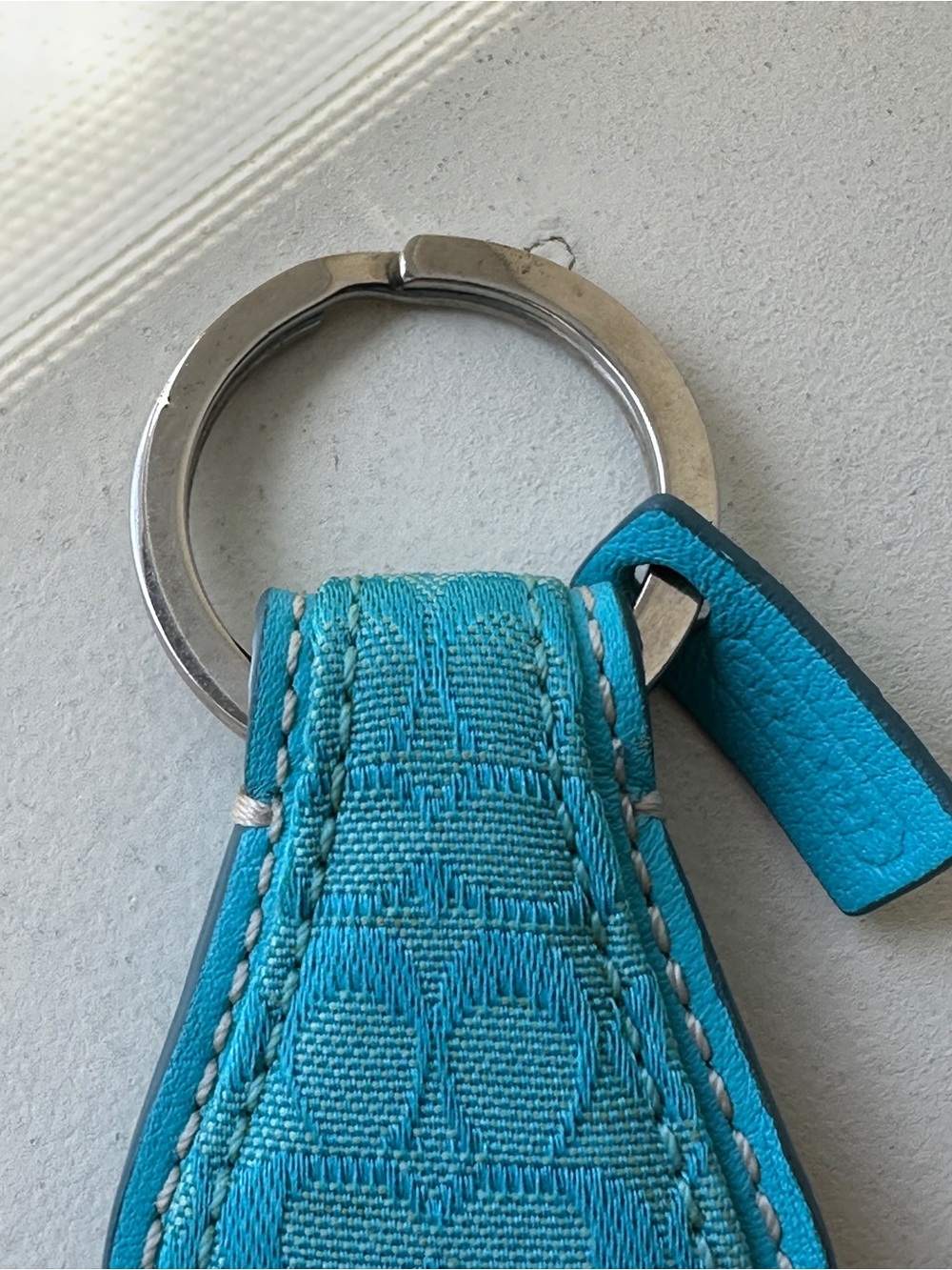 Coach Turquoise Keyring - Picture 3 of 6